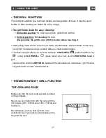 Preview for 17 page of Barazza 1MOA Instructions For Use Manual