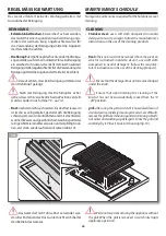 Preview for 20 page of Barazza 1PBF0306BQ 00 Series Installation And Use Manual