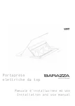 Barazza 1PPT Installation And Use Manual preview