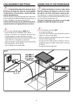 Предварительный просмотр 8 страницы Barazza 1PTFID 00 Series Installation And Use Manual