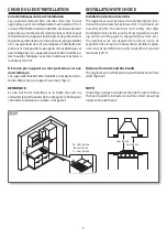 Preview for 7 page of Barazza B Free 1PBF0306BQ00 Series Installation And Use Manual