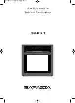 Barazza FEEL 1FFYPI Technical Specifications предпросмотр