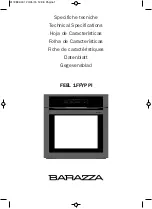 Barazza FEEL 1FFYPPI Technical Specifications предпросмотр