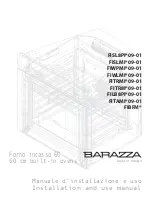 Barazza FIBFM  Series Installation And Use Manual предпросмотр