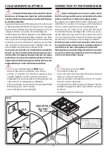 Предварительный просмотр 9 страницы Barazza PIBF361DZI Installation And Use Manual