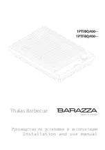 Preview for 1 page of Barazza Thalas 1PTF1 Installation And Use Manual