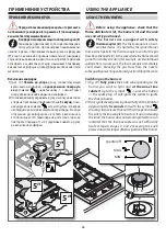 Preview for 18 page of Barazza Thalas 1PTI1 00 Series Installation And Use Manual