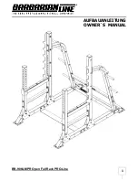 Предварительный просмотр 1 страницы Barbarian line BB-9064-MPR Owner'S Manual