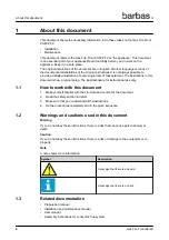 Предварительный просмотр 6 страницы barbas 90-60 PF2 Installation And Maintenance Manual