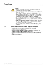 Предварительный просмотр 21 страницы barbas 90-60 PF2 Installation And Maintenance Manual