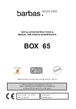 barbas BOX 65 Installation Instructions & Manual For Annual Maintenance preview