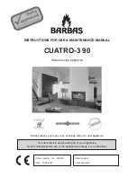 barbas CUATRO-3 90 Instructions For Use, Installation And Maintenance preview