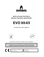 Предварительный просмотр 1 страницы barbas EVO 80-65 Installation And User Manual