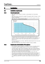 Предварительный просмотр 15 страницы barbas Evolux 100-45 Installation And Maintenance Manual