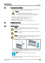 Предварительный просмотр 17 страницы barbas Evolux 100-45 Installation And Maintenance Manual