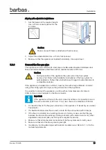 Предварительный просмотр 19 страницы barbas Evolux 100-45 Installation And Maintenance Manual