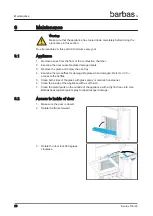 Предварительный просмотр 28 страницы barbas Evolux 100-45 Installation And Maintenance Manual