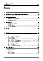 Предварительный просмотр 3 страницы barbas Falcon 66/56 Installation And Maintenance Manual