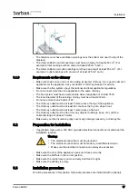 Предварительный просмотр 17 страницы barbas Falcon 66/56 Installation And Maintenance Manual