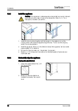 Предварительный просмотр 18 страницы barbas Falcon 66/56 Installation And Maintenance Manual