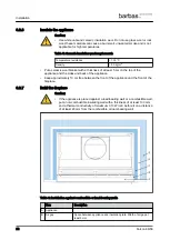 Предварительный просмотр 22 страницы barbas Falcon 66/56 Installation And Maintenance Manual