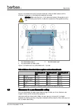 Preview for 25 page of barbas Panorama 110-55 PF2 Installation And Maintenance Manual