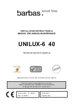 barbas UNILUX-6 40 Installation Instructions & Manual For Annual Maintenance предпросмотр