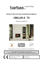 barbas UNILUX-6 75 Instructions For Use & Maintenance Manual предпросмотр