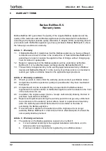 Предварительный просмотр 42 страницы barbas UNILUX-6 Installation Instructions & Manual For Annual Maintenance