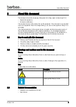 Предварительный просмотр 5 страницы barbas Unilux-7 40 User Manual