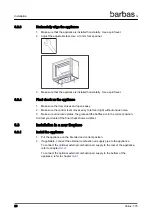 Предварительный просмотр 26 страницы barbas Unilux-7 45 Installation And Maintenance Manual