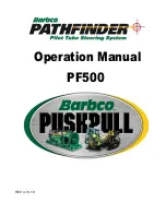 Barbco Pathfinder PF500 Operation Manual предпросмотр