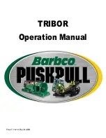 Barbco TRIBOR Series Operation Manual предпросмотр