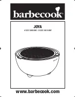 Barbecook JOYA 223.1500.050 Instructions For Use Manual preview