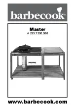 Barbecook Master 223.7200.000 Instruction Manual предпросмотр