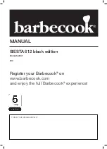 Предварительный просмотр 1 страницы Barbecook SIESTA 612 black edition Manual