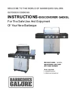 Preview for 1 page of Barbeques Galore ALFRESCO G4ALFSK Instructions Manual