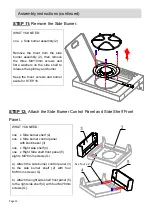 Предварительный просмотр 13 страницы Barbeques Galore ALFRESCO Series Instructions For Assembly And Use