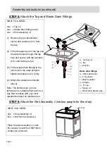 Предварительный просмотр 7 страницы Barbeques Galore ALISLSINK Instructions For Assembly And Use