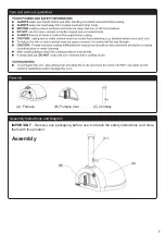 Preview for 5 page of Barbeques Galore ARROSTO PIZCLAY800 User Instructions