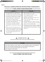 Предварительный просмотр 6 страницы Barbeques Galore Arrosto Assembly And Operation Instructions Manual