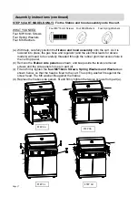 Предварительный просмотр 17 страницы Barbeques Galore BEEFMASTER V Series Instructions For Assembly And Use