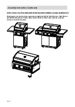 Предварительный просмотр 20 страницы Barbeques Galore BEEFMASTER V Series Instructions For Assembly And Use