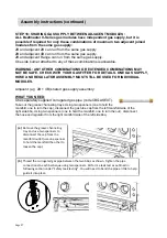 Предварительный просмотр 27 страницы Barbeques Galore BEEFMASTER V Series Instructions For Assembly And Use