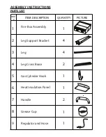 Предварительный просмотр 4 страницы Barbeques Galore downunder G2DLK Instructions Manual