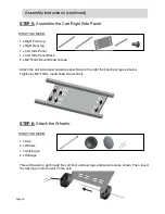 Предварительный просмотр 10 страницы Barbeques Galore G4ARCM Instructions For Assembly And Use