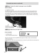 Предварительный просмотр 15 страницы Barbeques Galore G4ARCM Instructions For Assembly And Use