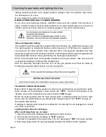 Preview for 19 page of Barbeques Galore G4ARCM Instructions For Assembly And Use