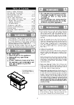 Preview for 2 page of Barbeques Galore Grand Turbo B3816ALP Operator'S Manual