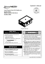 Barbeques Galore Grand Turbo BGTSBLP Operator'S Manual preview